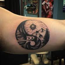 50 Matching Yin Yang Tattoos For Couples 2020 Simple Designs Ying Yang Tattoo Yin Yang Tattoos Circular Tattoo