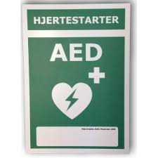 Har i købt en hjertestarter, så sørg for at alle ved hvor den er. Skilte