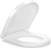 D/U Shape Toilet Seat,Soft Close and Quick-Release for Easy Cleaning Toilet  Seat