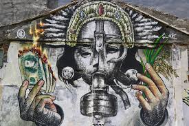 Easy graffiti sketches at paintingvalley com explore collection. Bali Street Art Reflects Changes In Local Society Nikkei Asia