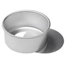Dealglada 6 Inch X 3 Inch Anodized Aluminum Round Cheesecake Pan Chiffon Cake Mold Baking Mould With Removable Bottom S Cake Pans Baking Molds Chiffon Cake