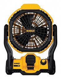 Dewalt Dce511b Jobsite Fan Yellow 3 Blade Dewalt Tools Dewalt Dewalt Power Tools