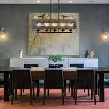 Wood Kitchen Island Lighting Iron 5 Light Pendant Lighting Lnc Home Farmhouse Dining Room Lighting Dining Room Lighting Rectangle Chandelier