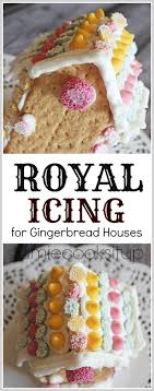 How To Make Royal Icing For Gingerbread Houses Recipe Easy Royal Icing Recipe Gingerbread House Icing Royal Icing Recipe For Gingerbread House