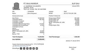 A simple salary slip format contains a detailed breakup of the gross and net salary structure paid to the employee. Download Ini Contoh Lengkap Slip Gaji Karyawan Sepulsa