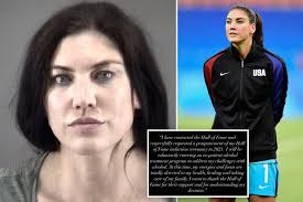 Hope Solo announces she is entering rehab following arrest