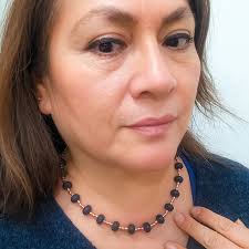 Alma de lava. Collares mostacillas de cobre y piedras volcánica, transmiten  calidez intensidad y conectan con lo ancestral. Hecho a mano  #adavásquezorfebre #collares #cobre #joyeriachilena #joyeriahechoamano  #joyeríaartesanal #joyeríadeautor ...