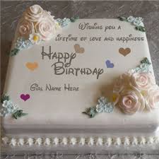 Happy Birthday Wishes Cake With Name And Photo Edit Write Name On Awesome Flower Birthday Cake Happy Birthday Wishes Cake Birthday Wishes Cake Happy Birthday Cake Writing