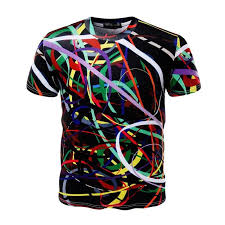 Summer Fashion Color 3d Print Men Short Sleeved T Shirts Men Short Sleeve Summer Fashion Fashion Colours