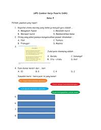 Ciri Puisi Worksheet