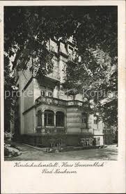 Bad nauheim wird von immer mehr menschen besucht, die ein haus kaufen wollen, schließlich weist die 1266000 qm große wohnfläche auf ein angenehmes wohnklima hin. Bad Nauheim Kinderheilanstalt Haus Sonnenblick Bad Nauheim Wetteraukreis Lkr Nr Cx39177 Oldthing Ansichtskarten Hessen