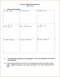 Improve your math knowledge with free questions in solve equations with variables on both sides and thousands of other math skills. Equations With Variables Both Sides Worksheet Printable Worksheets And Activities For Teachers Parents Tutors And Homeschool Families