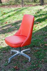 Orange Vintage 60s Chromcraft Chair With Swivel And Casters Chair Caster Chairs Camping Chairs