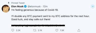 Adds information about embedding musk's latest tweet on the bitcoin blockchain. Hacked Elon Musk Tweets Bitcoin Scam To 37 Million Followers Decrypt