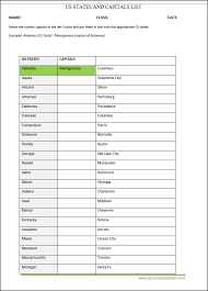 2014 statistics are not identical to official poverty rates because they include children not counted in the official numbers (see revised tables link below). 50 States And Capitals Worksheet Answers Pdf Great Social Studies