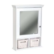 1 door focus frameless medic. Historic Houseparts Inc Shelves Storage Traditional Wood Bathroom Medicine Cabinet With Mirror And Wicker Baskets White