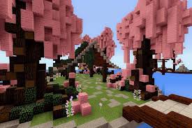 I'll try my best to explain it as we go through this tutorial and if all goes well, you should be able to at least build a simple version of a cherry blossom tree. Would 39 Nt It Be Nice If Theres A Cherry Blossom Park In Minecraft So I Did One Yayayayay Because I Minecraft Cottage Cute Minecraft Houses Minecraft Pe