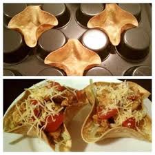 Mini Taco Bowls Emily Bites Yummy Food Food Recipes