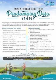 Pendamping desa pemberdayaan (pdp) 3. Lowongan Kerja Pendamping Ybm Pln 2020 Campusnesia Co Id