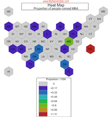 MBA Last Name Statistics by MyNameStats.com