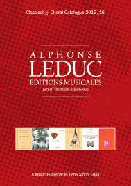 Meilleurs tableaux de cahuzac marion. Alphonse Leduc Editions Musicales Catalogue 2015 16 By Scoresondemand Issuu