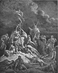 The Bronze Serpent Num 21 4 9 Gustave Dore 1866 Arte Biblica Gustave Dore Arte