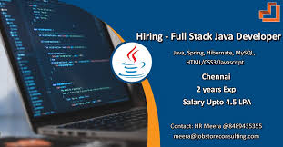 Hiring Full Stack Java Developer Job Opening Current Job Medical Coder