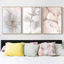 Check spelling or type a new query. Amazon Com Nordic Poster Leaf Print Minimalist Canvas Painting Neutral Blush Pink Gray Wall Art Wall Pictures For Living Room Home Decor 40x60cmx3 No Frame Posters Prints