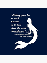 The Little Mermaid Classic Quote Silhouette Tote Bag By Tasster Redbubble