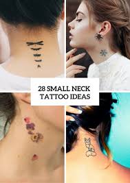 Keep in mind that small body art can't. 28 Incredible Small Neck Tattoos For Women Styleoholic