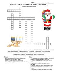 If you are looking for a quick, free, easy online crossword, you've come to the right place! Holiday Traditions Around The World Crossword Puzzle By The Music Teacher Store