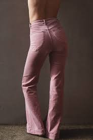 rollas jeans eastcoast flare in lilac cord rollas com