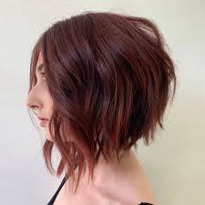 These cuts are for women who desire shorter hair. Stacked A Line Bob With Texture Behindthechair Com