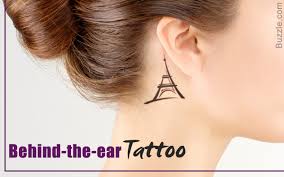 Three or four little footsteps won't hurt, but it will look fine on the skin and behind the ear. 21 Behind The Ear Tattoo Ideas Thoughtful Tattoos
