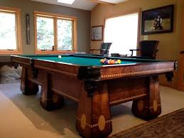 Bbc Medalist 4 1 2 X 9 6 Leg Pool Table Circa 1925 Handsomely Figured Burl Walnut With Maple Inlays Restored By Go Snooker Table Billiards Billiard Tables