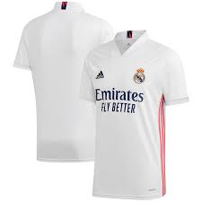 A fresh spring pink colour has been favoured, with real claiming that the design is inspired by a city lit at night, when plaza de cibeles, an icon of the city is at its. Real Madrid Football Jersey Home Laliga 20 21 Adult 2020 2021 Shopee Malaysia