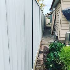 2 0m Colorbond With Timber Sleepers In Surf Mist With Trimclad Profile Flush Outdoor Decor Fence Instagram Posts