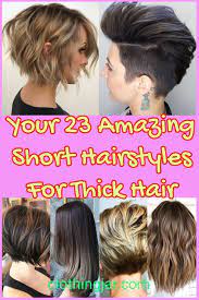Presenting 23 Amazing Short Hairstyles For Thick Hair Black Oval Face Wavy 2020 Short Hairstyles For Thick Hair Short Thick Wavy Hair Thick Hair Styles