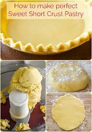 Shape the dough into a ball, flatten it out into a disc, wrap it in cling film, then chill for at least 30 mins before using in your recipes. How To Make Sweet Short Crust Pastry A Foolproof Food Processor Method