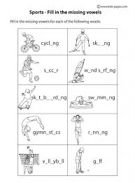 Esl worksheets, english exercises, printable grammar, vocabulary and reading comprehension exercises, flashcards, vocabulary learning cards and games for kids. Sports Fill In B W Worksheet Worksheets For Kids Preschool Worksheets English Worksheets For Kindergarten