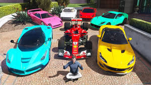 If owning a ferrari is a privilege, racing a ferrari is an honor. Gta 5 Stealing Luxury Ferrari Cars With Michael Real Life Cars 06 Youtube