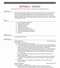 Cnc Programmer Resume Example Technical Resumes Livecareer