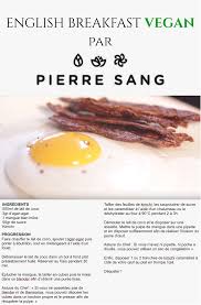 English Breakfast Vegan Par Pierre Sang Recettes Du Chef Cuisinier Ingredients Lait De Coco D Agar Agar Mangue Bien Mure De Sucr Recette Kimchi Bonne Recette