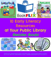 10 Early Literacy Resources At Your Public Library Besides Books Literacy Resource Early Literacy Pre Reading Activities
