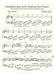 'cannon in d' (processional) pachelbel canon classical. Pachelbel Canon In D Variations On A Theme Arranged By Robin Meloy Goldsby