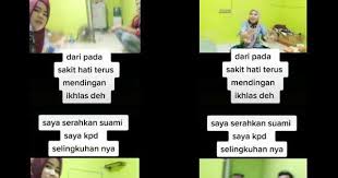 Aku sudah sah menjadi suami sarimah, dan setelah bersalaman dengan sarimah, rasa. Viral Istri Serah Terimakan Suami Ke Pelakor Ikhlas Ketimbang Sakit Hati