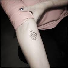 Tiny Hamsa Hand Tattoo By Otavioss Moderntattoodesigns Click To See More Hamsa Hand Tattoo Hamsa Tattoo Small Hand Tattoos