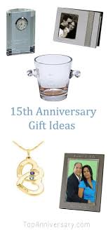 Finding the perfect wedding anniversary gift is never easy, if you're stuck for ideas then let the traditional wedding anniversaries themes point you in the right direction. 15 Year Wedding Anniversary Gift Guide