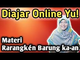 Ibu naik pitam mendengar aku demikian artikel yang diberikan tentang 37 contoh kalimat ungkapan, pengertian dan. Materi Bahasa Sunda Smp Kelas Viii Rarangken Barung Ka An Youtube