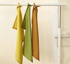 Kitchen tea towels made from absorbent, natural linen. Natural Linen Kitchen Towel Tea Dish Cloth Hand Guest Towels